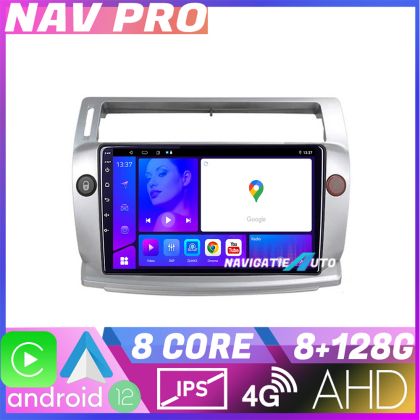 Navigáció Citroen C4 Octa Core KIT 088 EDOTEC-LITE Android képernyő 720P Octa Core 8 128 Carplay