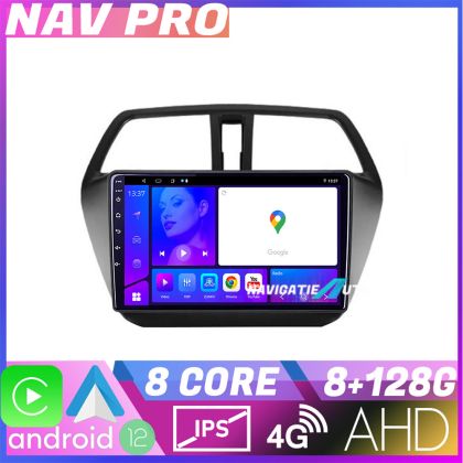 Navigáció Suzuki S Cross Octa Core KIT 337 EDOTEC-LITE Android képernyő 720P Octa Core 8 128 Carplay