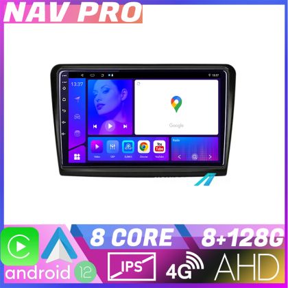 Navigáció Skoda Superb 2 KIT SUPERB2 EDOTEC-LITE Android képernyő 720P Octa Core 8 128 Carplay