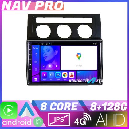 Navigáció VW Touran 2003 2009 automata klíma KIT touran2 EDOTEC-LITE Android képernyő 720P Octa Core 8 128 Carplay