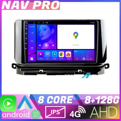 Navigáció Skoda Octavia 4 2020 2024 EDOTEC-LITE Android Kijelző 720P Octa Core 8 128 Carplay