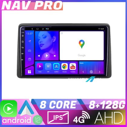 Navigáció Dacia Duster 2019 után KIT 199 EDOTEC-LITE Android Kijelző 720P Octa Core 8 128 Carplay v1