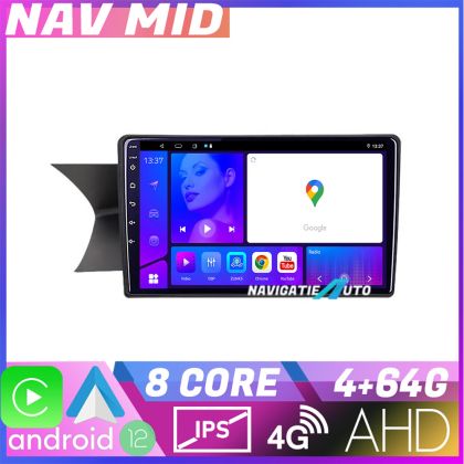 Navigáció Mercedes C W204 NTG4.5 2012 2015 EDOTEC-LITE Android képernyő 720P Octa Core 4 64 Carplay