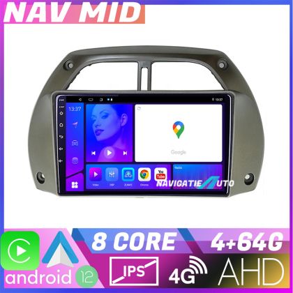Toyota Rav 4 2000 2004 EDOTEC-LITE Android képernyő 720P Octa Core 4 64 bites Carplay