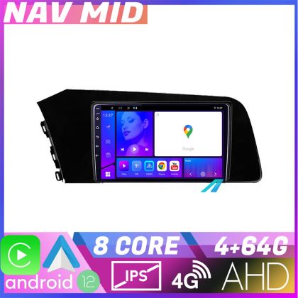 Navigáció Hyundai Elantra 2021 KIT elantra2021 EDOTEC-LITE Android képernyő 720P Octa Core 4 64 Carplay