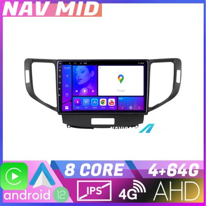 Navigáció Honda Accord 2008 2012 KIT 8951 EDOTEC-LITE Android képernyő 720P Octa Core 4 64 Carplay