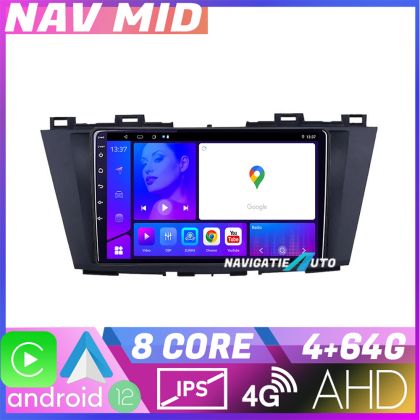Mazda 5 2010 2017 KIT 117 EDOTEC-LITE Android képernyő 720P Octa Core 4 64 bites Carplay