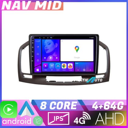 Navigáció Opel Insignia 2009 2013 KIT 114 EDOTEC-LITE Android képernyő 720P Octa Core 4 64 Carplay
