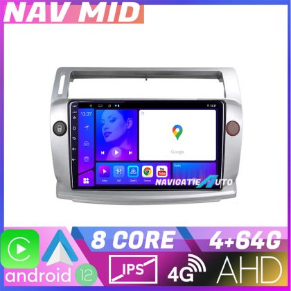 Navigáció Citroen C4 Octa Core KIT 088 EDOTEC-LITE Android képernyő 720P Octa Core 4 64 Carplay