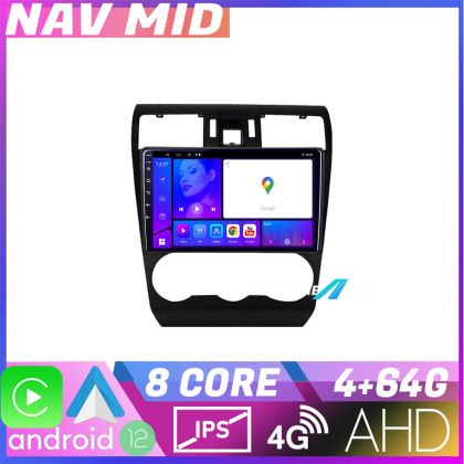 Navigáció Subaru Subaru Forester Impreza XV 2013 2013 KIT 062 EDOTEC-LITE Android képernyő 720P Octa Core 4 64 Carplay