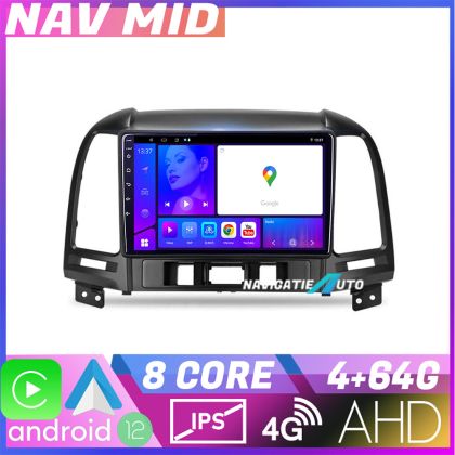 Navigáció Hyundai Santa Fe KIT 008 EDOTEC-LITE Android képernyő 720P Octa Core 4 64 Carplay