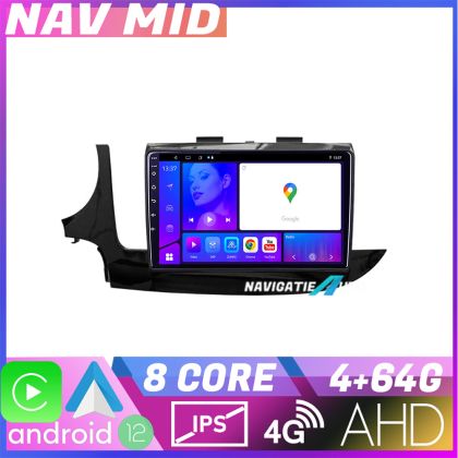 Navigáció Opel Mokka 2016 KIT MOKKA2 EDOTEC-LITE Android képernyő 720P Octa Core 4 64 Carplay v1