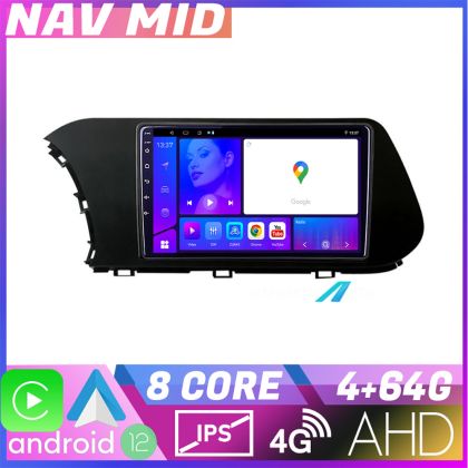 Navigáció Hyundai I20 2020 KIT i20 EDOTEC-LITE Android képernyő 720P Octa Core 4 64 Carplay