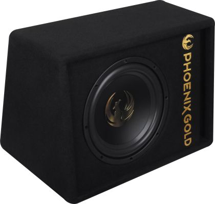 Subwoofer activ Phoenix Gold, difuzor 8", 125W RMS, 500 W Max, kit de cabluri incluse