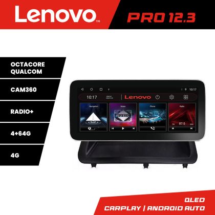 Navigáció Lexus CT 2011-2018 verzió gyári képernyővel Lenovo Qled 12.3 hüvelykes Octa Core 4+64 360 DSP ADAS Carplay android auto rádió internet KIT-ct-high+PRO-12.3-4+64