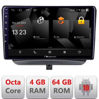 Navigatie Ford Turneo Courier Transit Courier 2014-2021 Nakamichi NAM5510 Qled Octa Core 720p 4+64 DSP 360 camera carplay android auto