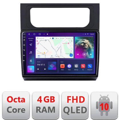 VW Touran 2010-2016 B-touran3 Android QLED képernyő Octa Core 4+64 CarPlay Android autóskészlet - Touran3+EDT-E310V3