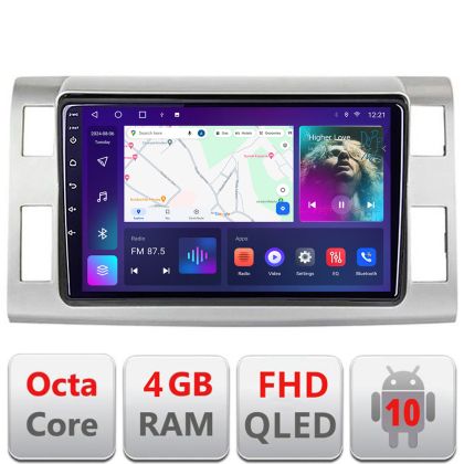Navigáció Toyota Estima 2006-2013 között Android QLED képernyő octa core 4+64 Carplay android auto KIT-estima+EDT-E310V3