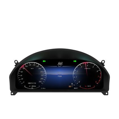 FULL HD digitális elektronikus órák Mercedes GLK 2008-2012/NTG4 2013-2015/NTG4.5