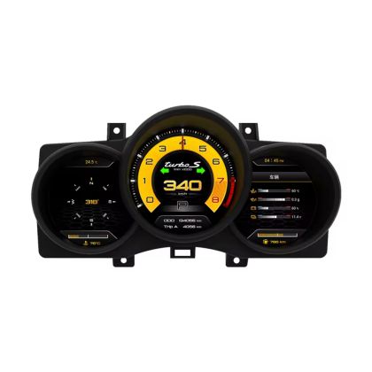 FULL HD digitális elektronikus órák Porsche 718 2016-2019