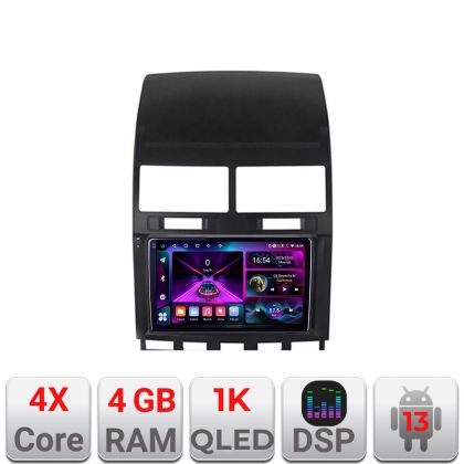 VW Touareg 2004-2011 A-042 4+64 InCell kijelző 1K Android Waze USB internet navigáció Youtube rádió