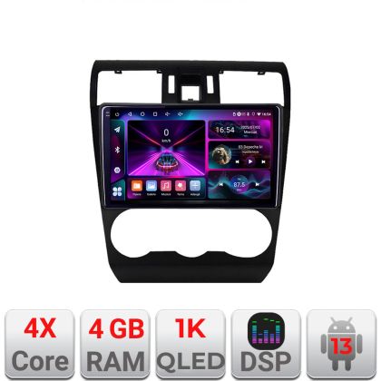 Navigáció Subaru Subaru Forester Impreza XV 2013 2013 A-062 4+64 InCell kijelző 1K Android Waze USB internet navigáció Youtube rádió