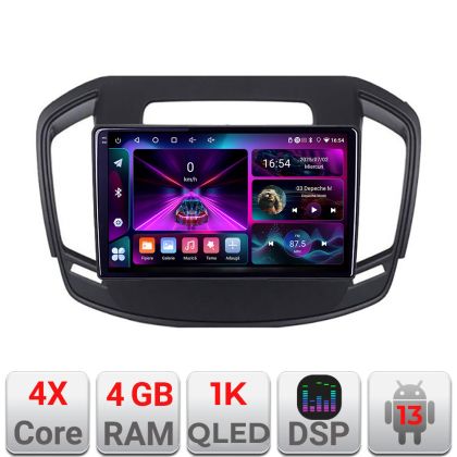 Navigáció Opel Insignia A-338 4+64 InCell kijelző 1K Android Waze USB internet navigáció Youtube rádió