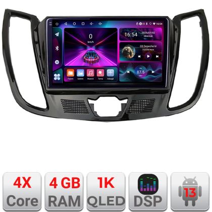 Navigatie Ford Kuga C-MAX Android radio gps internet 4+64 InCell Display 1K KIT-362-+EDT-E209-RK