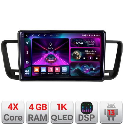 Navigáció Peugeot 508 A-5637 4+64 InCell kijelző 1K Android Waze USB internet navigáció Youtube rádió