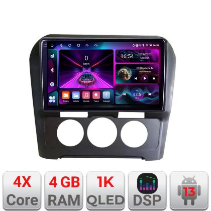 Citroen C4 Navigáció manuális klímával 2015-2018 A-C4-AC 4+64 InCell kijelző 1K Android Waze USB internet navigáció Youtube rádió