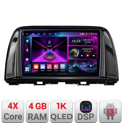 Mazda CX5 2015-2017 navigáció Android rádió gps internet 4+64 InCell kijelző 1K kit-cx5-16+EDT-E209-RK
