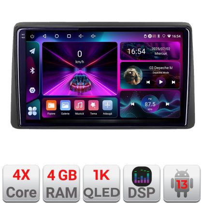 Navigáció Dacia Duster 2023- Android rádió gps internet 4+64 InCell kijelző 1K KIT-duster2023+EDT-E209-RK