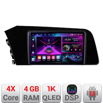 Navigáció Hyundai Elantra 2021- A-elantra2021 4+64 InCell kijelző 1K Android Waze USB internet navigáció Youtube rádió