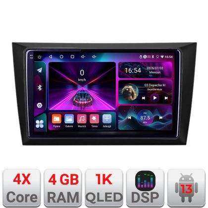 VW Golf6 2009-2013 A-GOLF6 4+64 InCell kijelző 1K Android Waze USB internet navigáció Youtube rádió