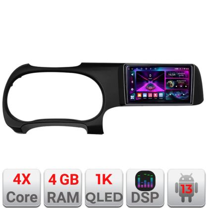 Navigatie Hyundai I10 2020 A-I10  4+64 InCell Display 1K Android Waze USB Navigatie Internet Youtube Radio