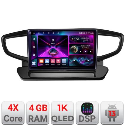 Navigáció Hyundai Ioniq 2016-2020 Android rádió gps internet 4+64 InCell kijelző 1K KIT-ioniq+EDT-E209-RK