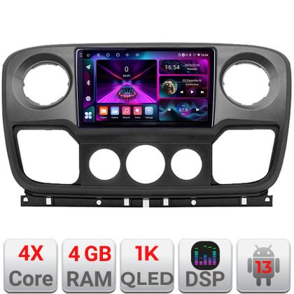 Navigáció Opel Movano, Renault Master 2010-2021 Android rádió gps internet 4+64 InCell kijelző 1KGB 4 magos készlet-movano+EDT-E210-RK V1