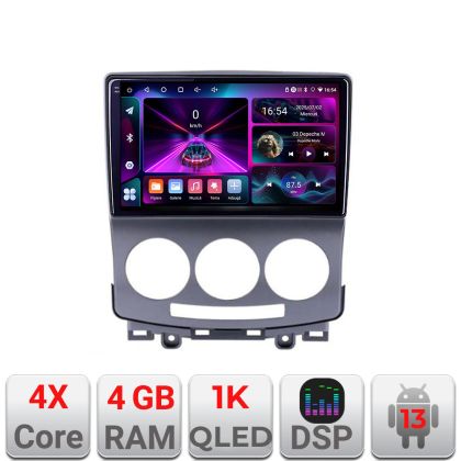 Navigáció Mazda 5 2005-2010 A-MZ22 4+64 InCell kijelző 1K Android Waze USB internet navigáció Youtube rádió