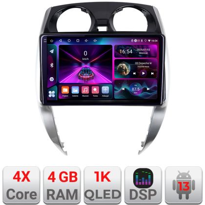 Navigatie Nisan Note 2012-2019 Android radio gps internet 4+64 InCell Display 1K KIT-note-2012+EDT-E210-RK