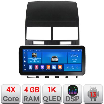 Navigáció VW Touareg 2004-2011 Edotec 4+64 12.3 hüvelykes Incell 1K android Wifi 5Ghz gps internet