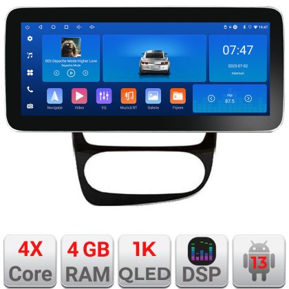 Navigáció Renault Clio 4 V2 K-468 Edotec 4+64 12.3 hüvelykes Incell 1K android Wifi 5Ghz gps internet