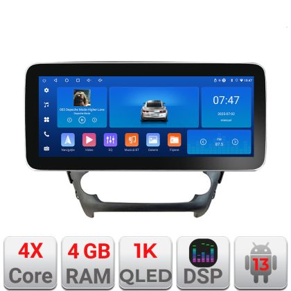 Navigáció Toyota Avensis 2015-2019 Edotec 4+64 12.3 hüvelykes Incell 1K android Wifi 5Ghz gps internet Kit-avensis-15+EDT-E