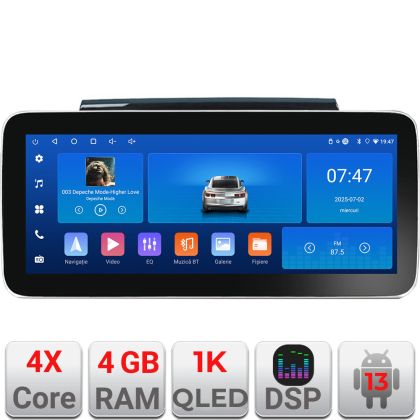 Navigáció Fiat Ducato Citroen Jumper Peugeot Expert 2006-2018 változatok rádióval CD-vel vagy gyári navigációval Android Edotec 4+64 12.3 hüvelykes Incell 1K v2