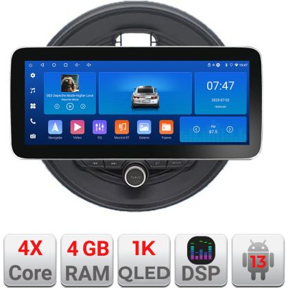 Navigáció Mini 2015-2019 autók gyári színes kijelző nélkül Edotec 4+64 12.3 hüvelykes Incell 1K android Wifi 5Ghz gps internet