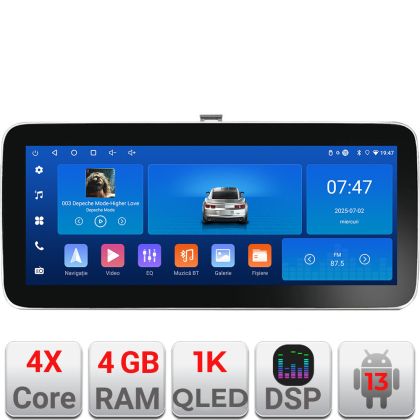 Navigáció Toyota Avensis 2009-2015 K-TY12 Edotec 4+64 12.3 hüvelykes Incell 1K android Wifi 5Ghz gps internet Q