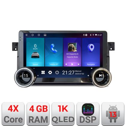 Navigatie BMW Seria 3 E46 Kit-052 Edotec  4+64 10.5 inch Incell 1K android Wifi 5Ghz gps internet  