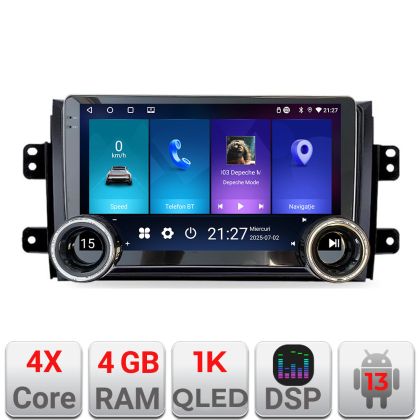Navigáció Suzuki SX4 2006-2013 Kit-124 Edotec 4+64 10.5 hüvelykes Incell 1K android Wifi 5Ghz gps internet