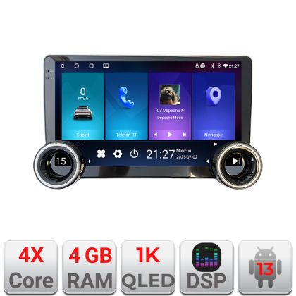 Navigáció Toyota Corolla 2020 után Kit-388 Edotec 4+64 10.5 hüvelykes Incell 1K android Wifi 5Ghz gps internet