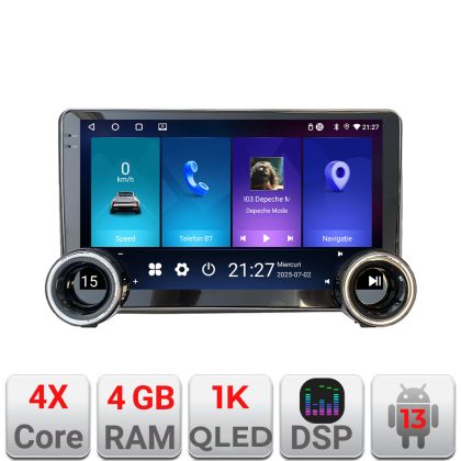 Navigáció Peugeot 407 2004-2011 Edotec 4+64 10.5 hüvelykes Incell 1K android Wifi 5Ghz gps internet