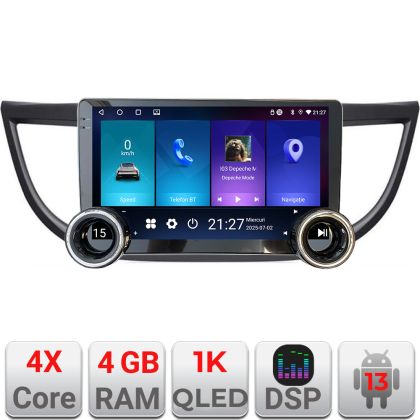 Navigáció Honda CRV 2012-2016 Kit-469 Edotec 4+64 10.5 hüvelykes Incell 1K android Wifi 5Ghz gps internet C